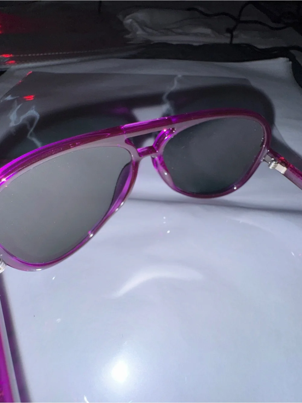 Michael Kors Caicos M2811S Pink Aviator Sunglasses